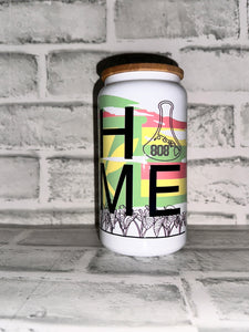 HOME Kanaka Maoli Flag on 16oz Stainless Steel