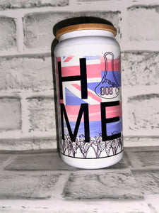 HOME Hawaiian Flag on 16oz Stainless Steel