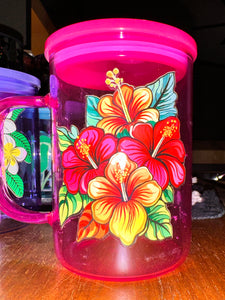 Island Themed Jelly Coffee Cup